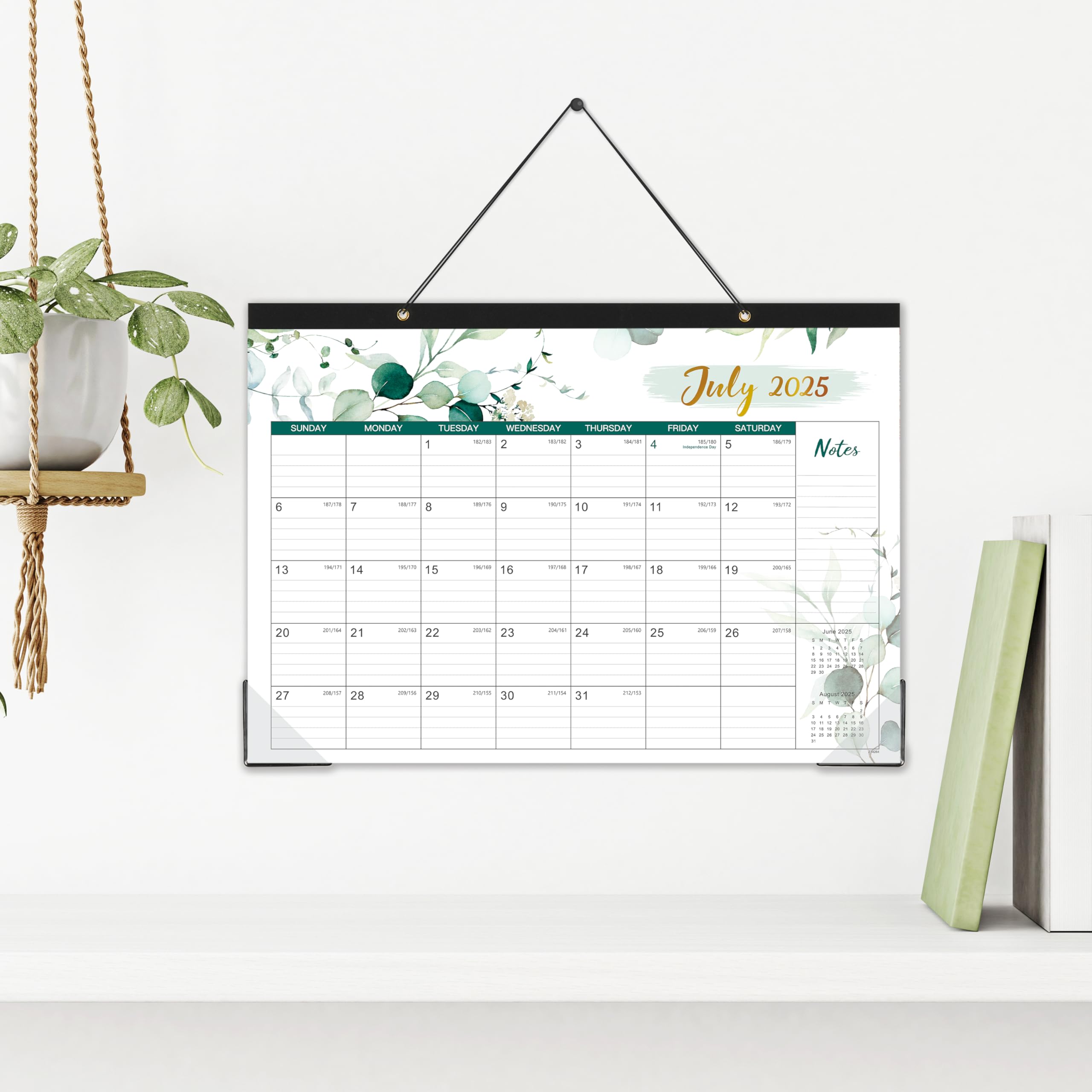 2025-2026 18-Month Large Desk Calendar (July 2025-December 2026) - 17
