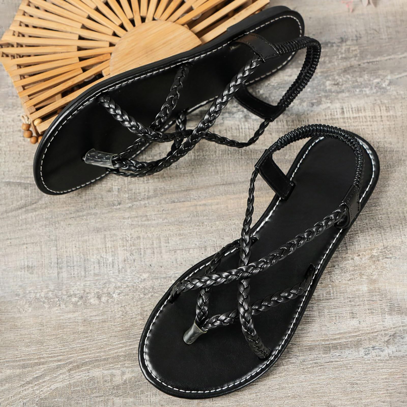 Women's Comfortable Walking Sandals with Arch Support - Orthopedic Dressy Summer Sandals for Beach, Travel & Casual Wear - Supportive Flip Flops for All-Day Comfort