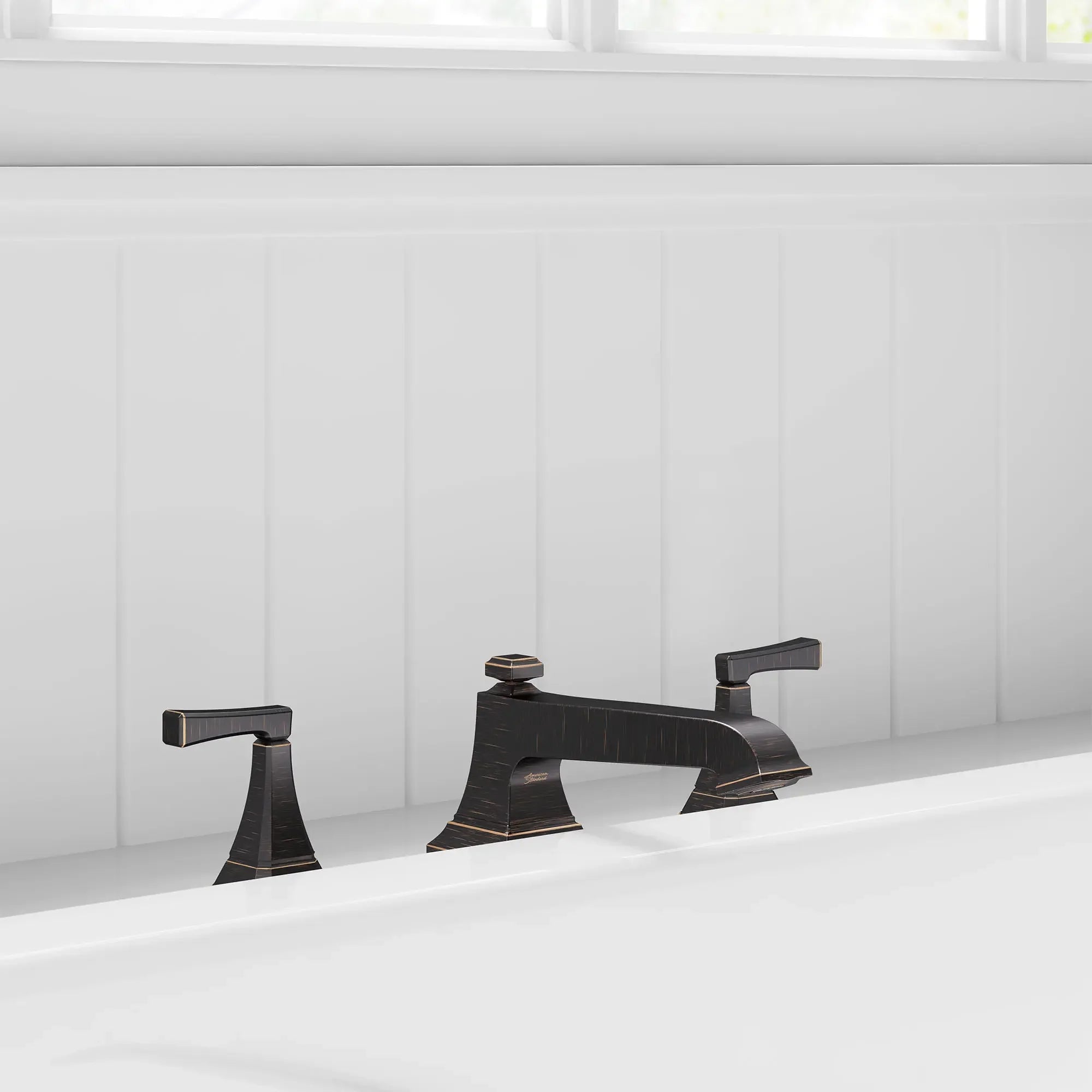 Crawford Bathtub Faucet with Lever Handles - Compatible with Flash® Rough In Valve - Durable Brass Construction for Bathroom & Shower Use
