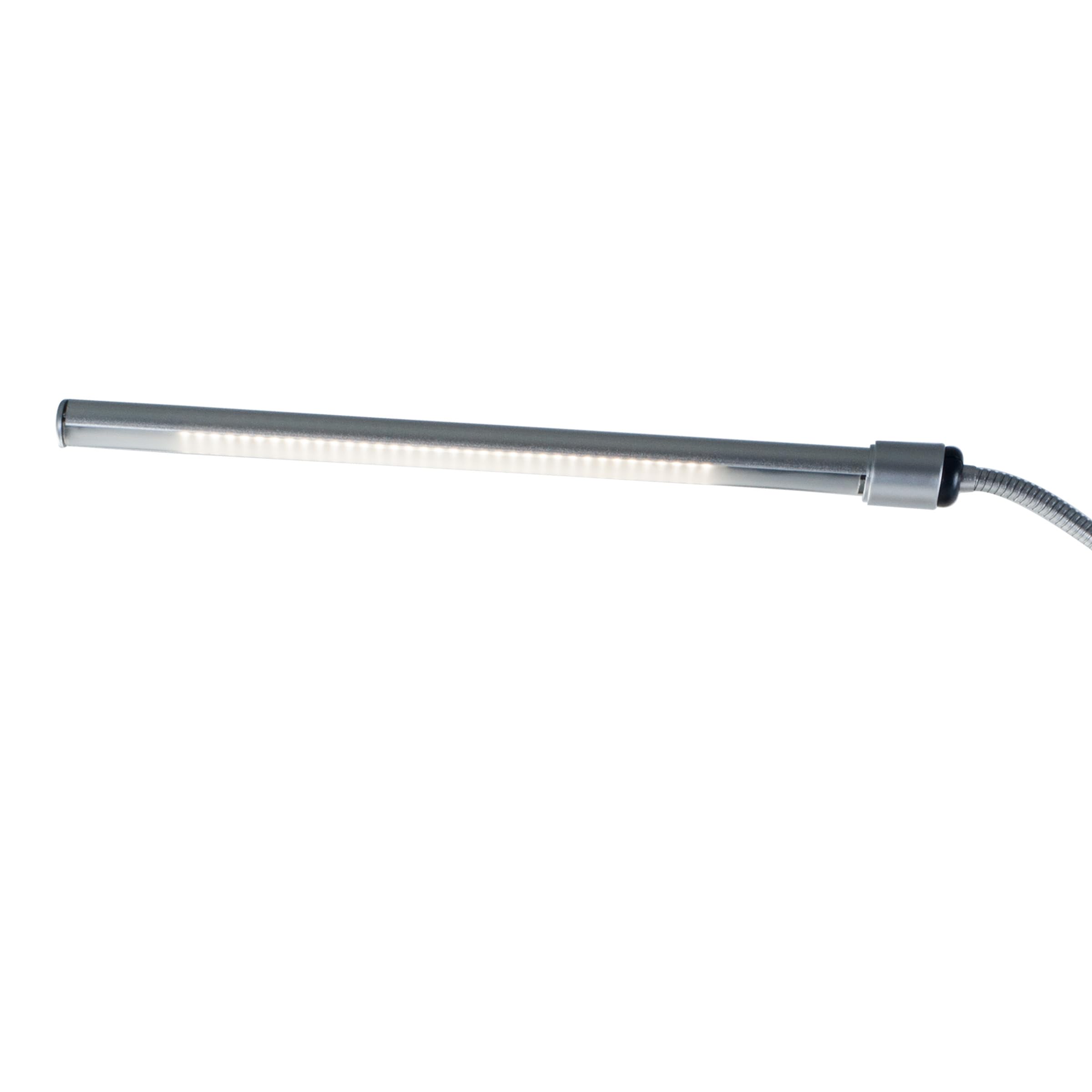 Modern LED Clamp Desk Lamp - Adjustable Clip-On Light for Home Office, Study, Dorm Room | Silver Contemporary Task Lighting by Lavish Home | Perfect for Reading, Working & Nightstand Use