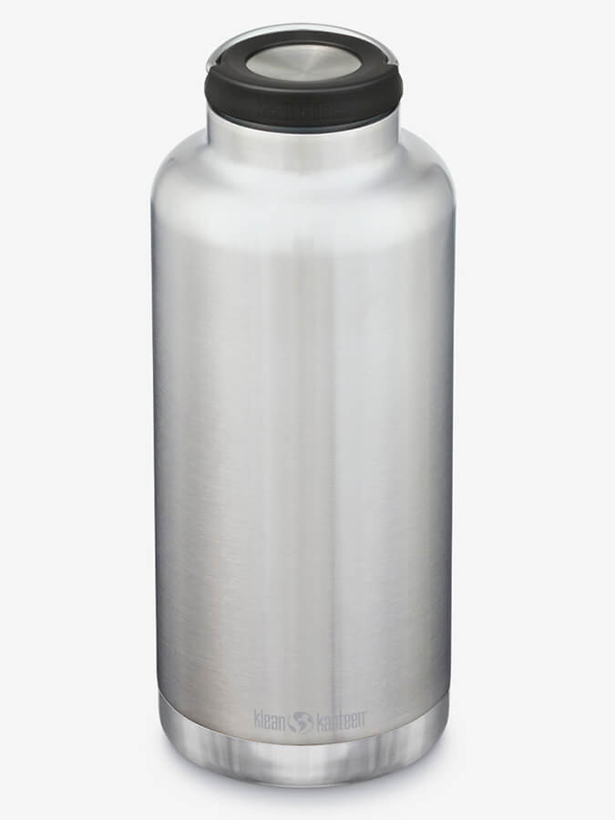 Klean Kanteen TKWide 64oz (1900ml) Insulated Stainless Steel Water Bottle with Loop Cap - Perfect for Hiking, Camping & Outdoor Adventures