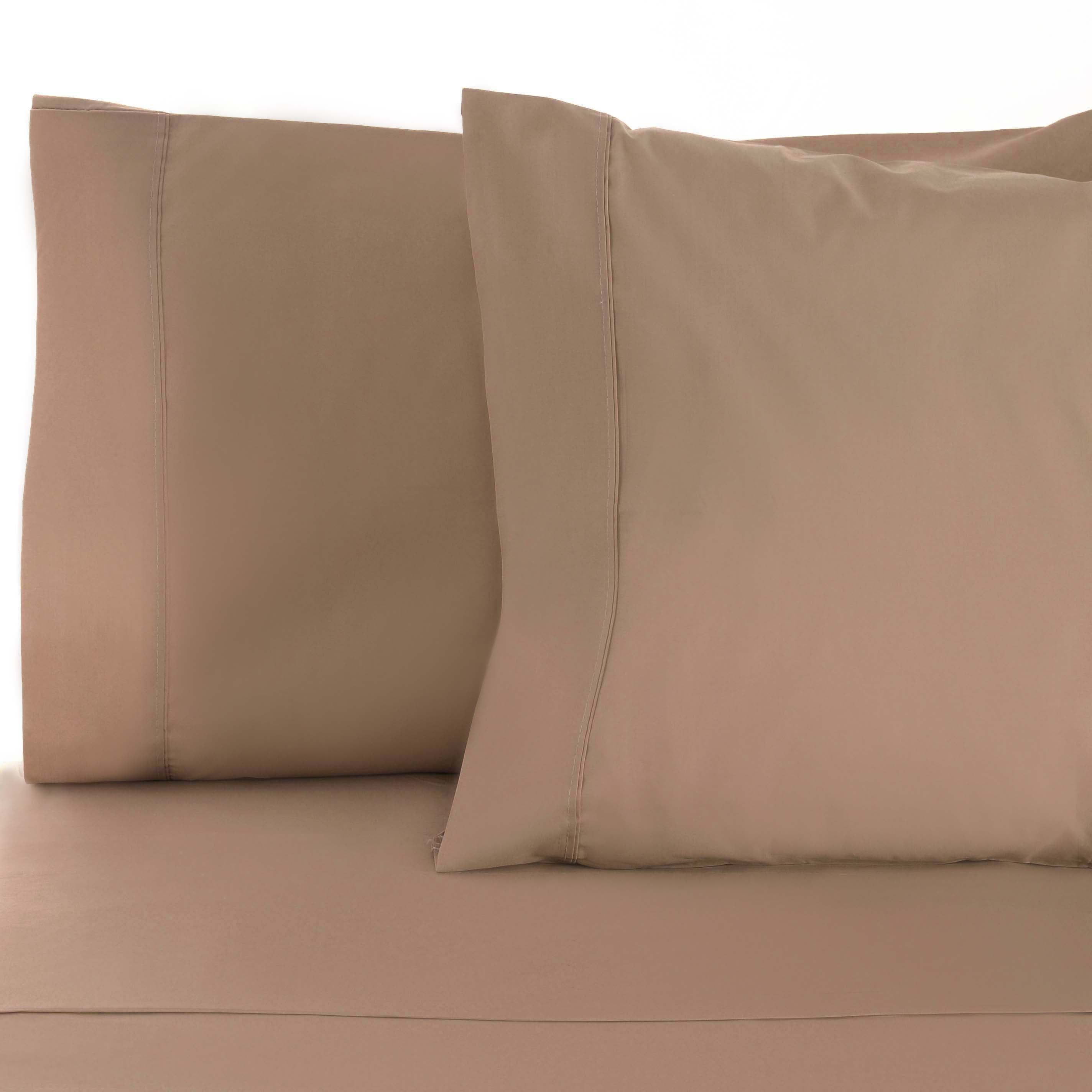 Premium 800 Thread Count Cotton Blend Pillowcases Set of 2 - Ultra Soft & Breathable Bedding for Side Sleepers, Hotel Luxury Feel, Home & Travel Use