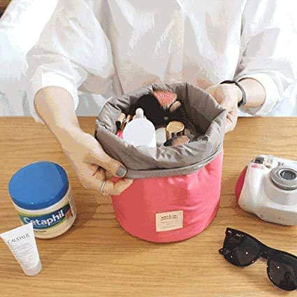 Emergity Women's Travel Makeup Bag - Portable Cosmetic Organizer Pouch for Toiletries & Beauty Essentials - Perfect for Vacation, Gym, and Daily Use (Multicolor)