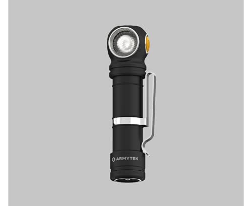 Armytek Wizard C2 Pro Max XHP70.2 LED Rechargeable Headlamp - 4000 Lumens with Magnetic USB Charging Cable - Perfect for Camping, Hiking, and Outdoor Adventures