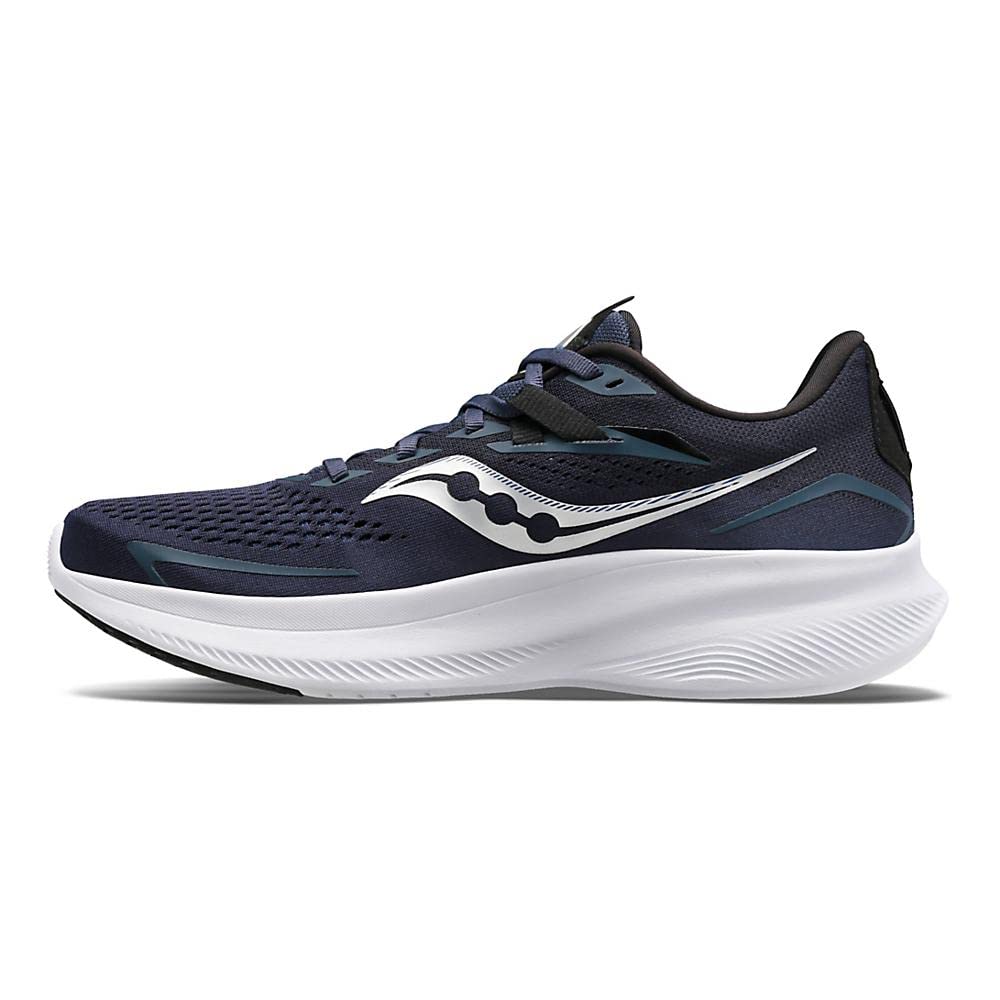 Saucony Men's Ride 15 Running Shoes - Lightweight Cushioned Sneakers for Road Running, Jogging & Gym Workouts | Breathable Mesh & Comfortable Fit for Men's Athletic Training