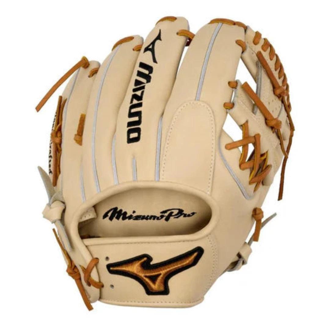 Mizuno Pro GMP 4000S 11.5 Inch Premium Infielder Baseball Glove - 313199.RG81 | High-Performance Leather Glove for Baseball Players, Ideal for Infield Practice & Games