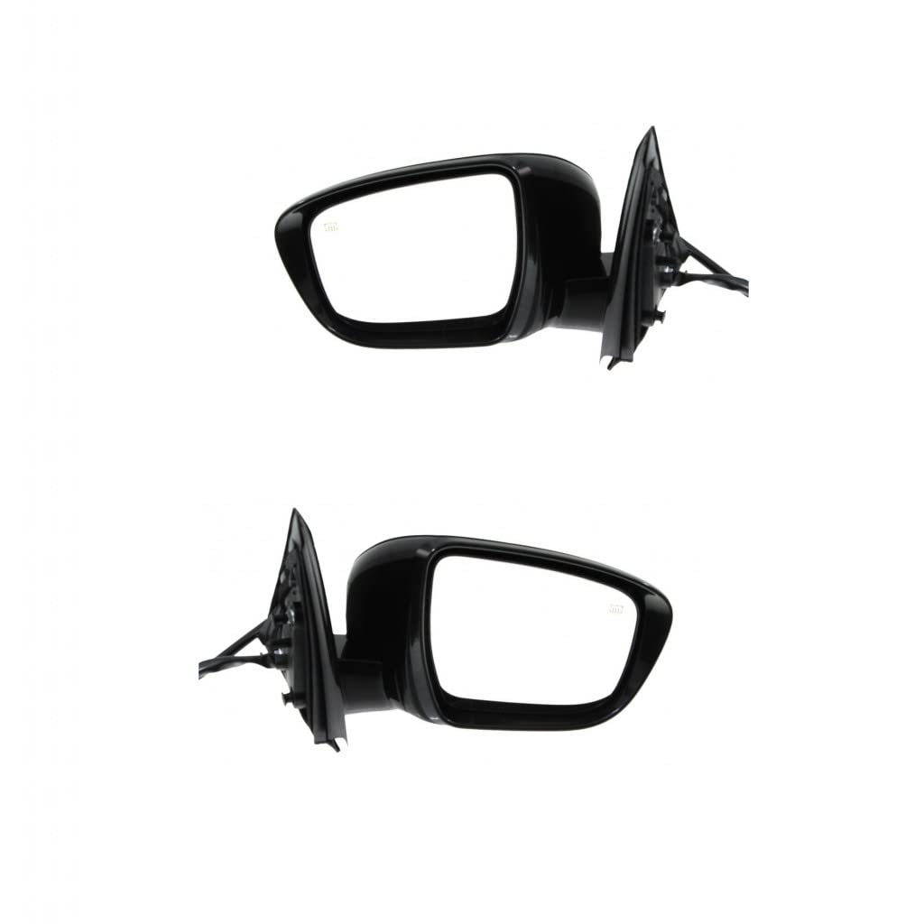 2017 Nissan Pathfinder Heated Side Mirrors Pair - Driver & Passenger Side Outer Rear View Mirrors with Around View Monitor & Cover (Paint to Match) | NI1320275, NI1321275 | 963029PF9D-PFM, 963019PF9D-PFM | Perfect for Winter Driving & Parking Assistance