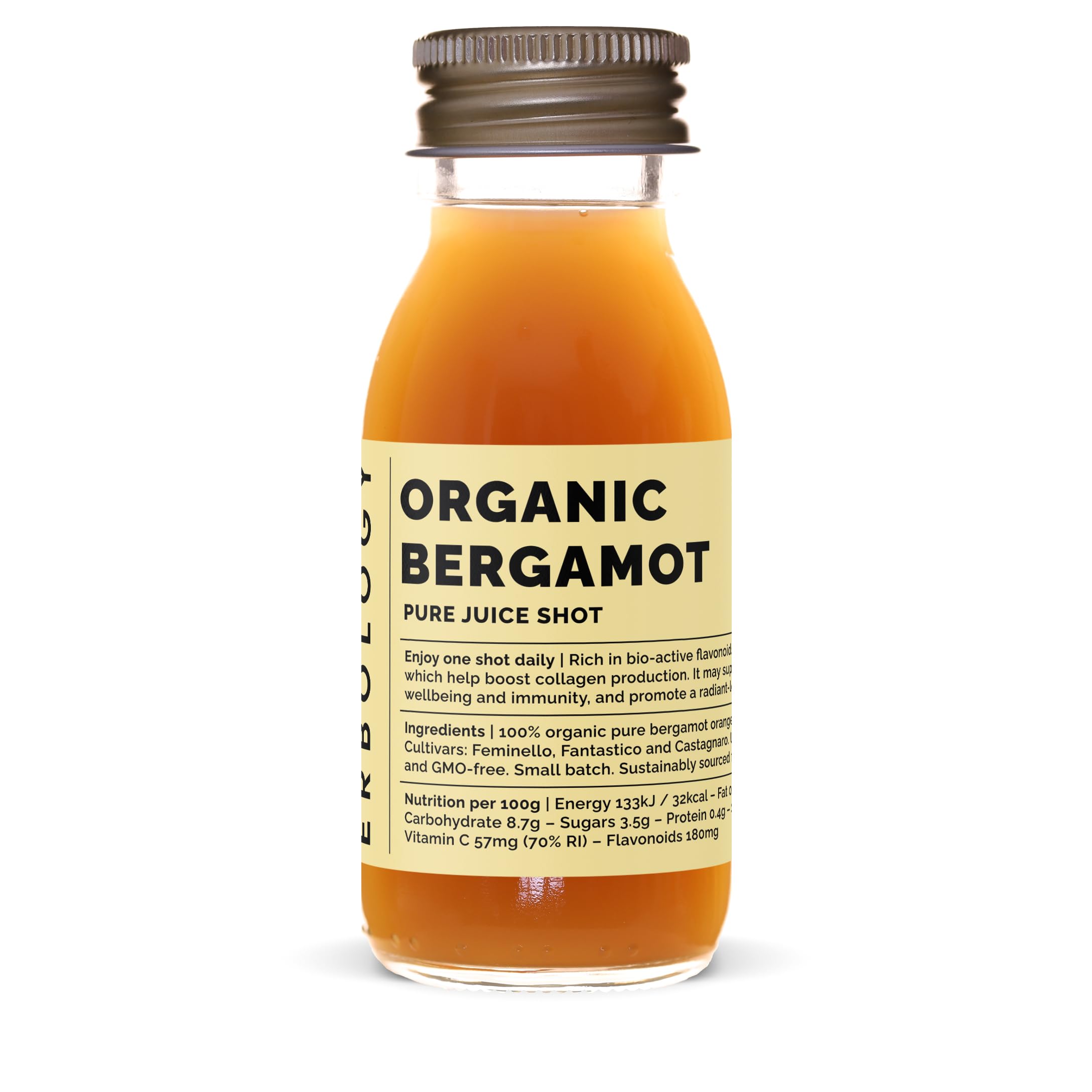 Organic Immunity Booster Shots - Erbology 12 Pack (60ml Each) | Cold & Flu Defense, Energy Boost, Daily Wellness | Vegan, Gluten-Free, Non-GMO
