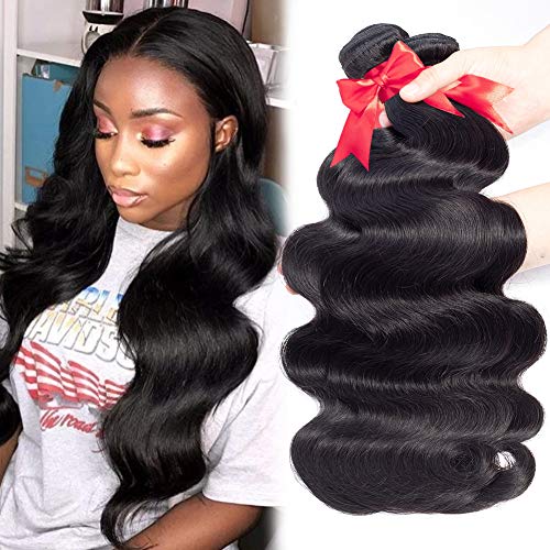 Brazilian Body Wave Human Hair Bundles 20 22 24 Inch - 9A Grade Unprocessed Virgin Hair Extensions for Black Women | Perfect for Weaving, Styling & Daily Wear