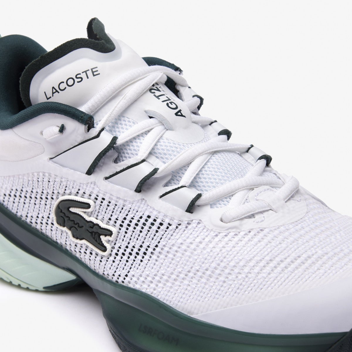 Lacoste AG LT23 ULTRA Women's Tennis Shoes - White & Dark Green | Lightweight Comfort for Women's Sports & Casual Wear | Perfect for Tennis, Gym, Running & Everyday Fashion