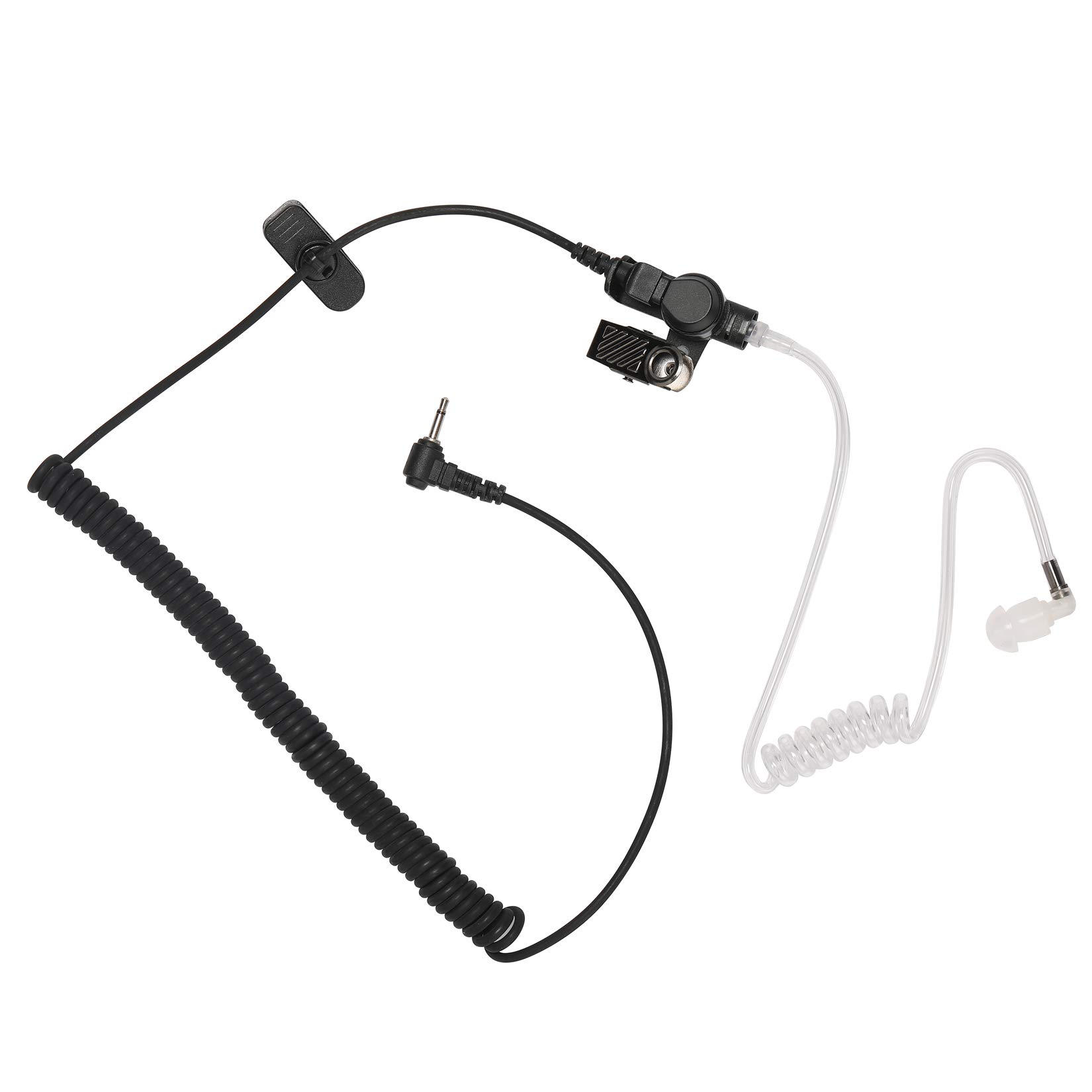 Yolipar 2.5mm Surveillance Earpiece - Clear Acoustic Tube Covert Headset for Walkie Talkie & Speaker Mic | Discreet Listening Device for Security, Retail & Event Staff