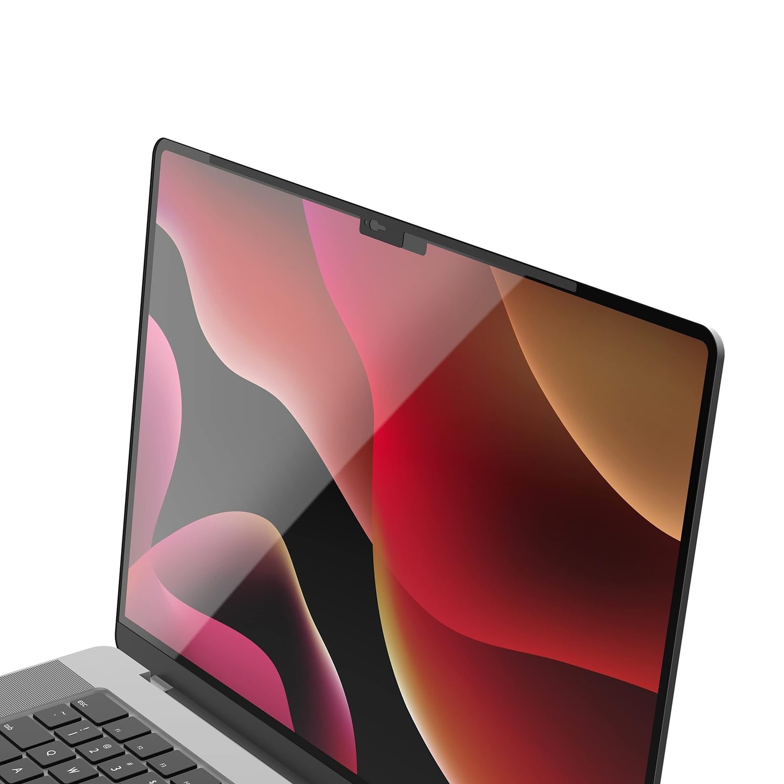 Privacy Webcam Cover for MacBook Pro & Air (2021-2022 Models) - Sliding Camera Cover Compatible with Notch Display Laptops - Perfect for Video Calls, Online Meetings & Security Protection