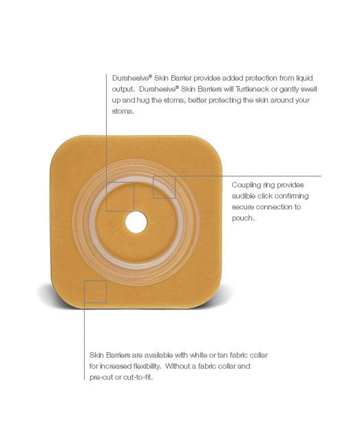 Convatec Natura Durahesive Skin Barrier, 13MM-19MM (1/2