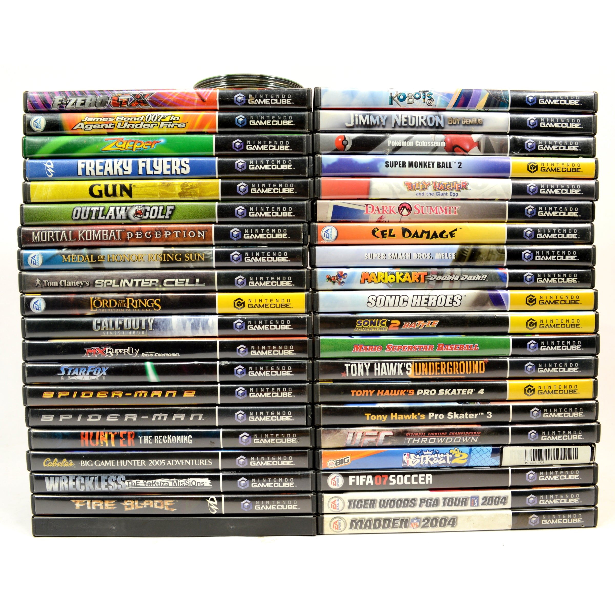 Nintendo GameCube Bundle - 46 Classic Games Including Sonic, Super Smash Bros & Mario Kart - Perfect for Retro Gaming Parties & Collectors