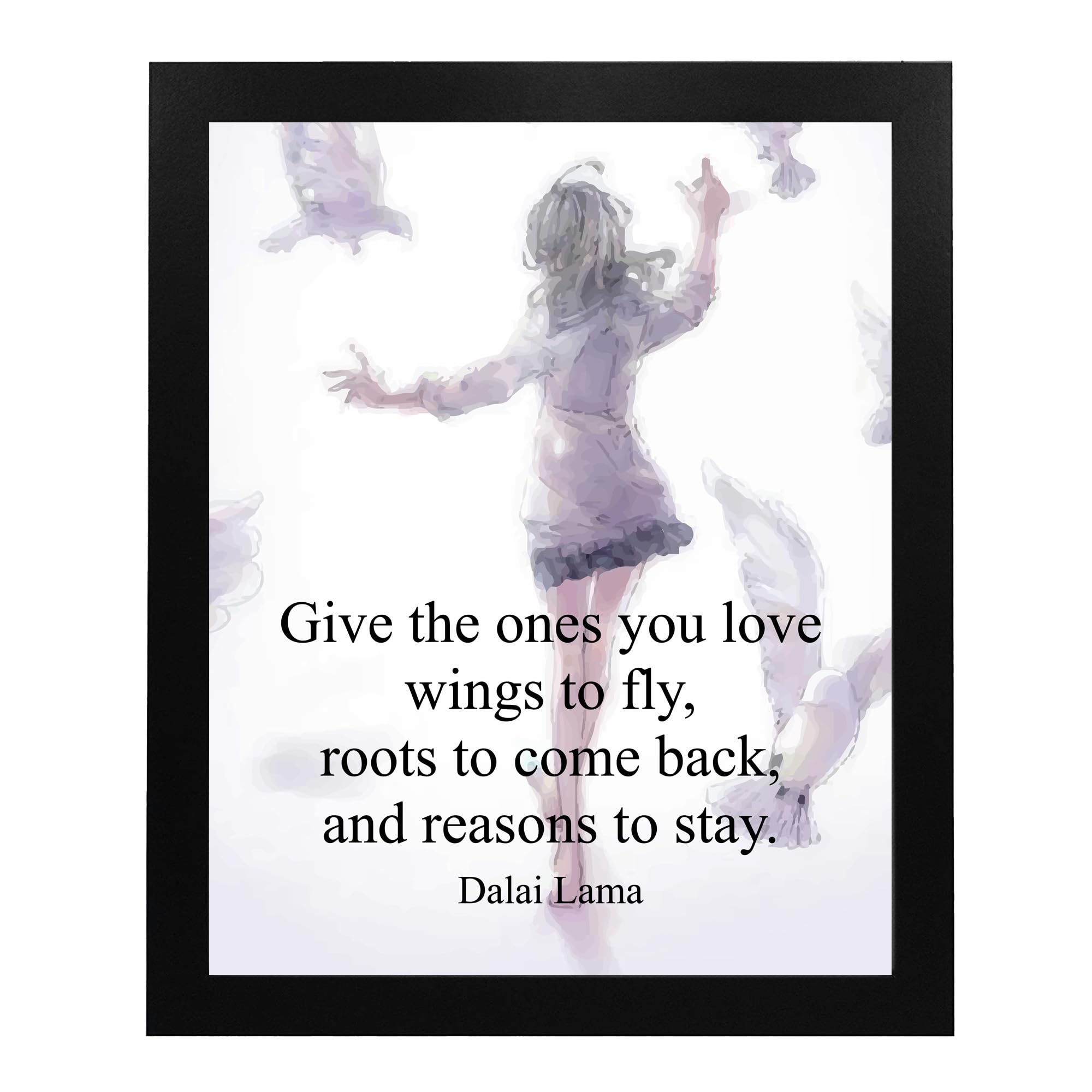 Inspirational Quotes Wall Art - Modern Abstract Print for Home, Office & Zen Decor | Motivational Gift Idea | Unframed 8x10 Inches | Perfect for Living Room, Bedroom & Workspace