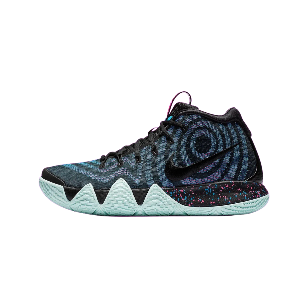 Nike Kyrie 4 80s Decade Pack Basketball Shoes - Black/Laser Fuchsia Retro Style for Men's Court Performance & Streetwear Fashion