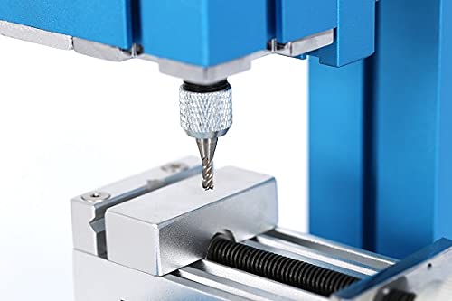 Mini Metal Lathe Machine - Universal CNC DIY Benchtop Wood & Metalworking Lathe with Motor - Perfect for Hobby, Science Education & Model Making | Great for Small Workshops & Home DIY Projects