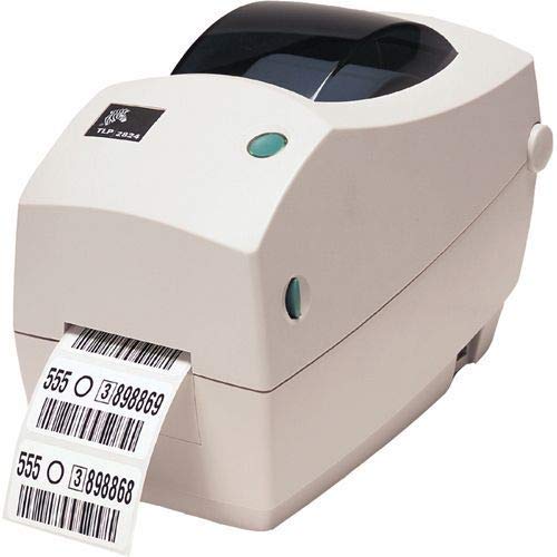 Zebra TLP2824 Plus Thermal Transfer Desktop Printer for Labels, Receipts, Barcodes, Tags - Serial & USB Connectivity | Renewed | Perfect for Retail, Warehouse & Shipping Label Printing