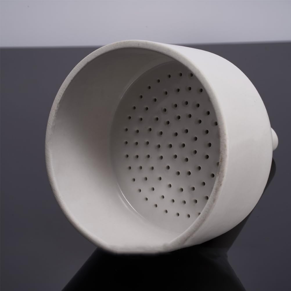 Premium Porcelain Buchner Funnel - Laboratory Grade Filtration Funnel for Chemistry Experiments & School Science Labs | Ideal for Vacuum Filtration, Organic Chemistry, and Student Lab Equipment