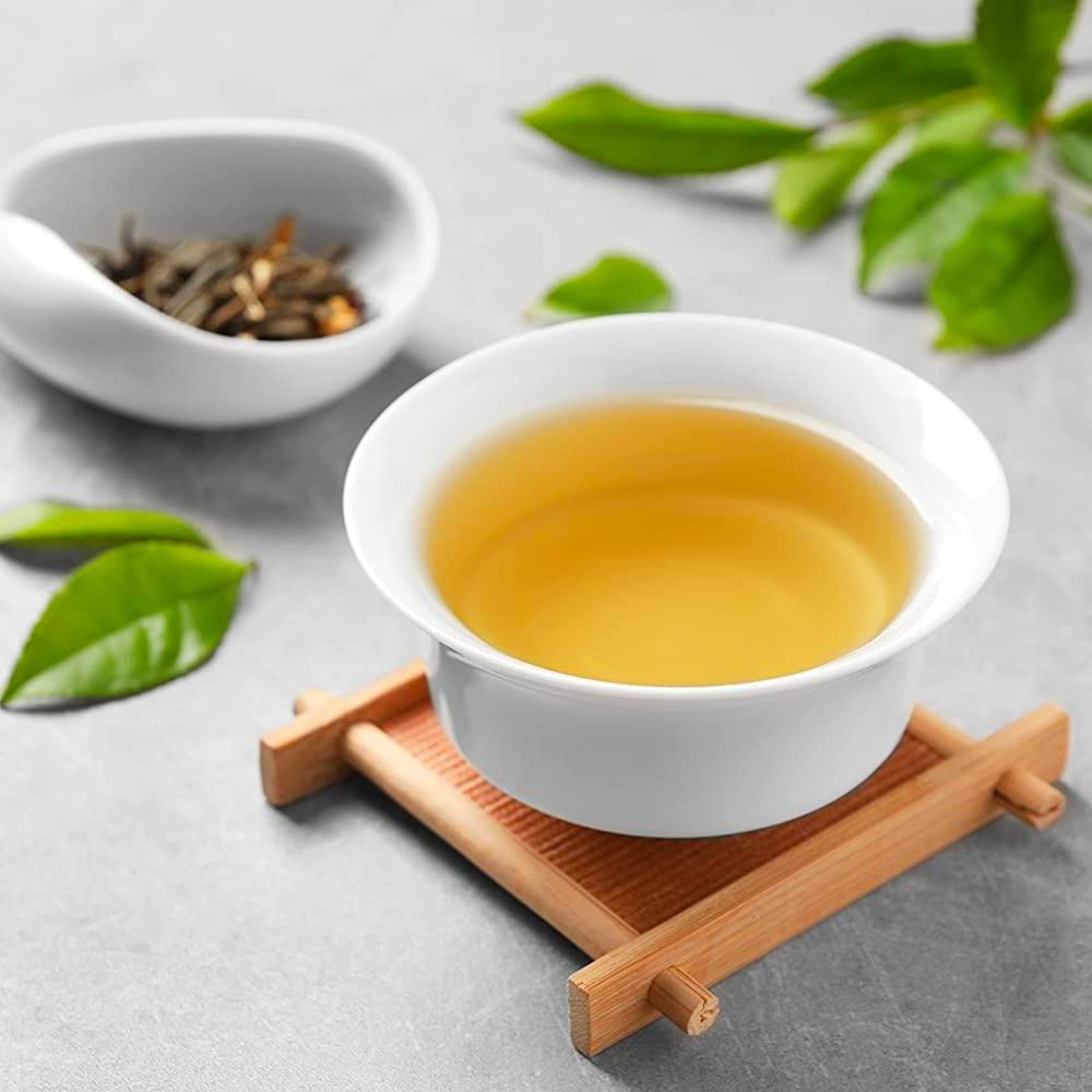 Premium Taiwanese High Mountain Milk Oolong Tea Bags - Aromatic Xin Qing Jinxuan Oolong Loose Leaf Tea - 20 Count (Makes 40 Cups) - Perfect for Afternoon Tea, Office Break or Relaxing Evening at Home