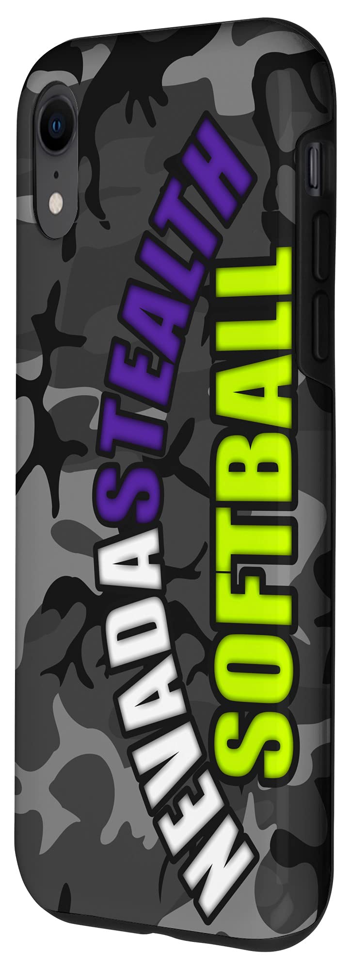 iPhone XR Protective Softball Phone Case - Shockproof & Durable Cover for Baseball & Softball Players - Perfect for Games, Practice & Outdoor Activities