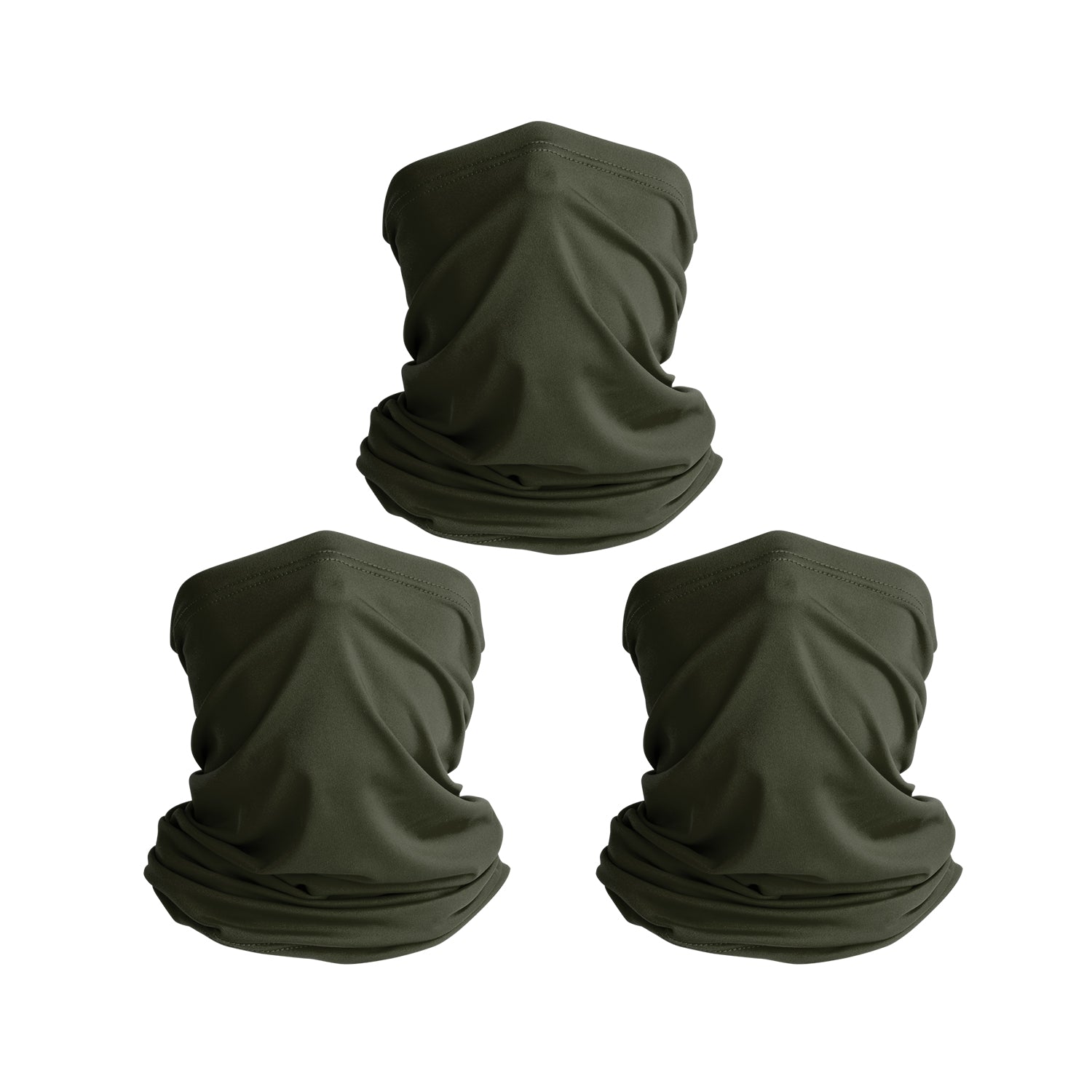 TJKL102 (3 Pack) Kids Bandanas & Neck Gaiters - Soft Cotton Face Coverings for Outdoor Play, Sports & Sun Protection - Unisex Children's Fashion Accessories for Hiking, Cycling & School Activities