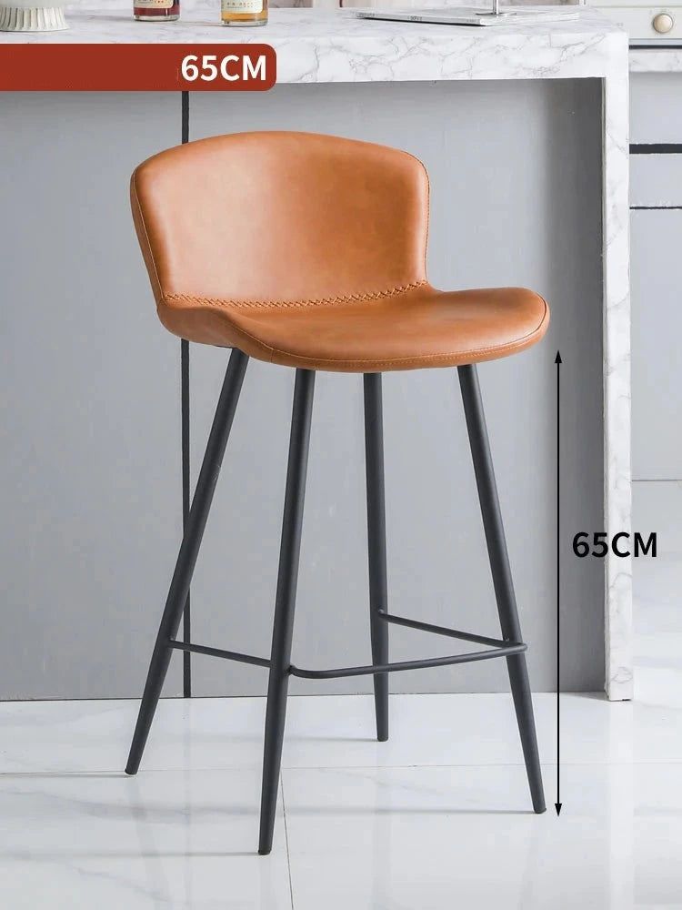 Ergonomic Bar Stools for Kitchen Island - Adjustable Height Counter Stools with Back Support - Perfect for Dining, Entertaining & Home Office Use