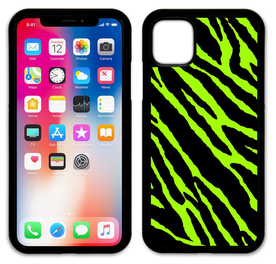 Premium Green Zebra Phone Case for Apple iPhone 11 (6.1 Inch) - Shockproof Protective Cover - Perfect for Everyday Use, Outdoor Activities & Travel