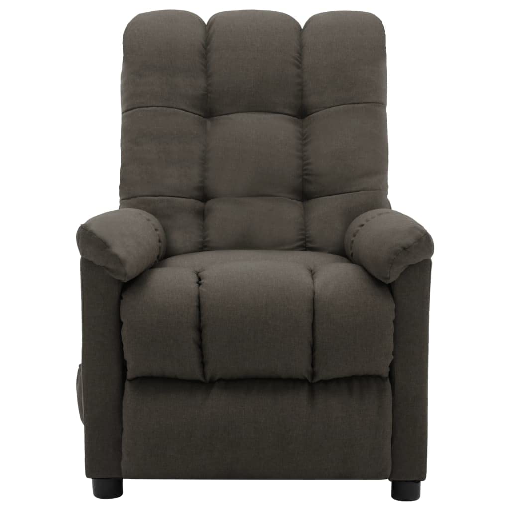 Aisifx Electric Massage Recliner Chair - Taupe Fabric - Full Body Massage with Heat & Vibration - Perfect for Living Room, Home Theater & Office Relaxation