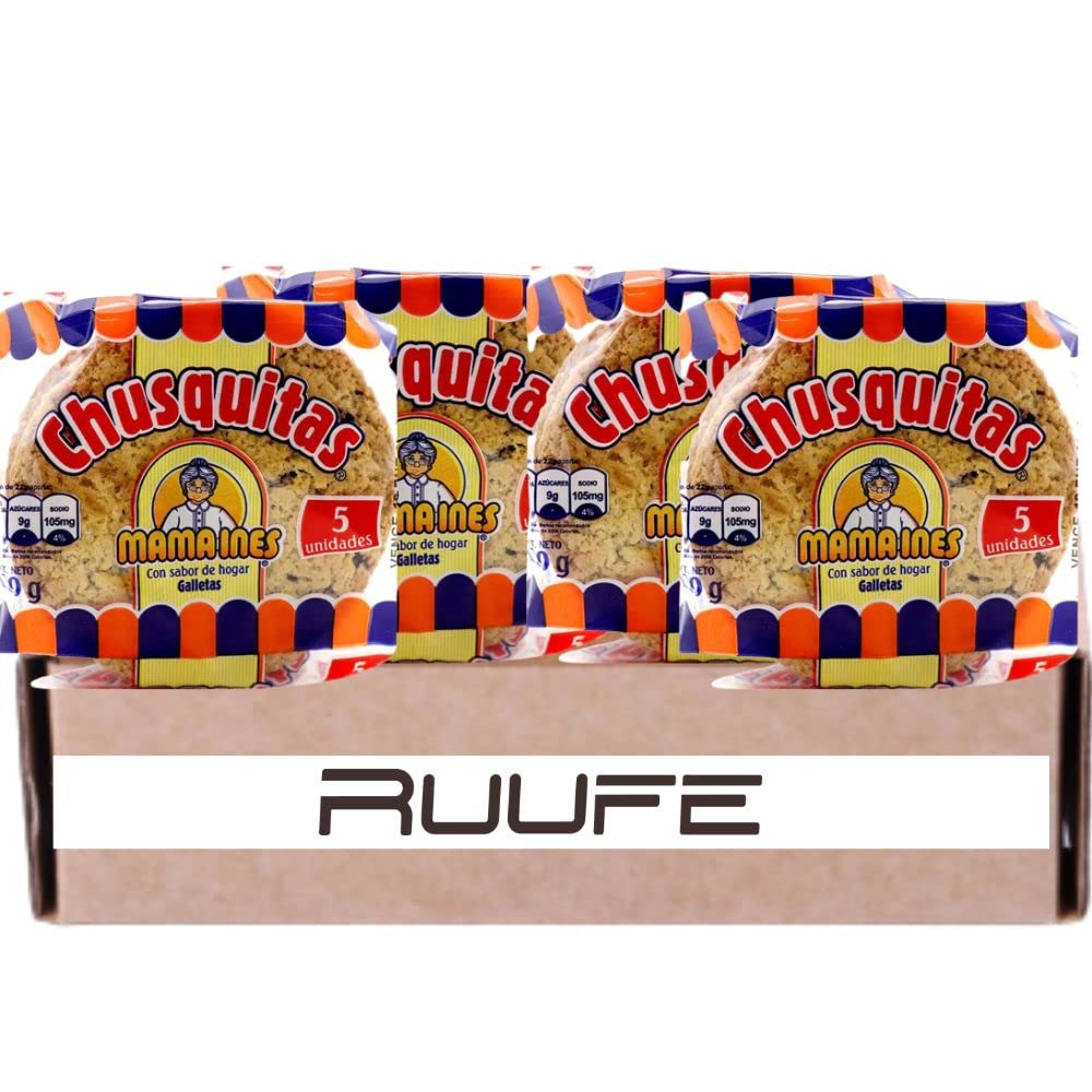 Crispy Colombian Chusquitas Cookies Snacks - Pack of 4 (5 Count Each) | Authentic Colombian Food Gift & Treats | Perfect for Parties, Gifts & Latin Food Lovers