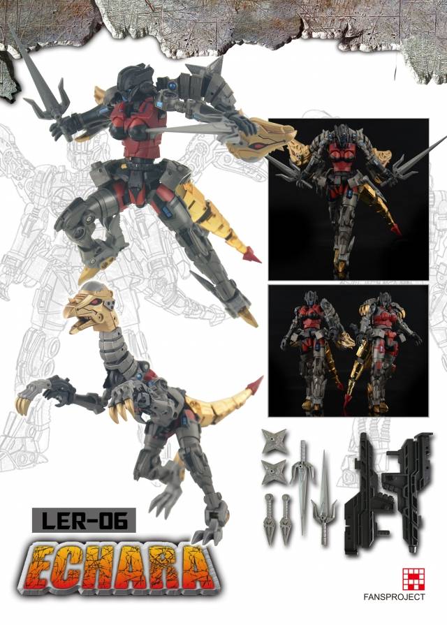 Fansproject Lost Exo Realm LER 06 Echara Collectible Action Figure - Perfect for Display, Gifts & Anime Enthusiasts