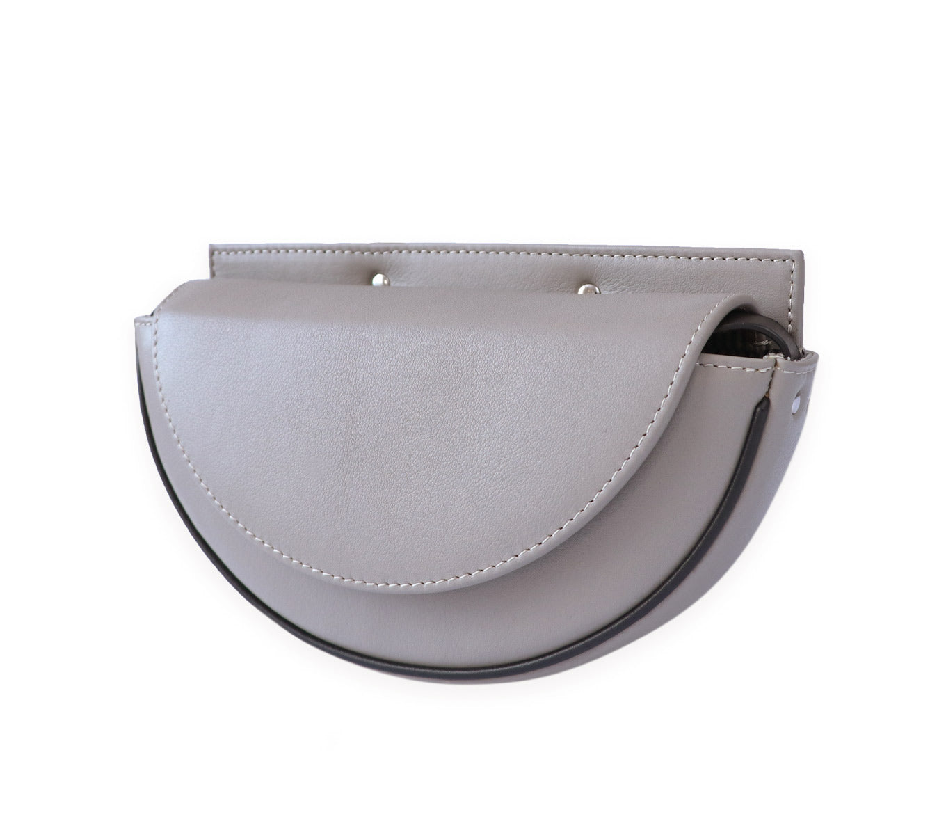 Premium Leather Crescent Belt Bag - Stylish Crossbody Fanny Pack for Women & Men - Perfect for Travel, Hiking, and Everyday Use