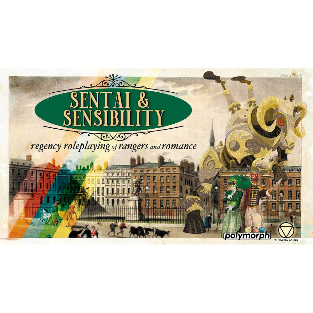 Sentai & Sensibility: A Regency Ranger RPG Adventure Game by 9th Level Games - Perfect for Tabletop Roleplaying and Storytelling Nights