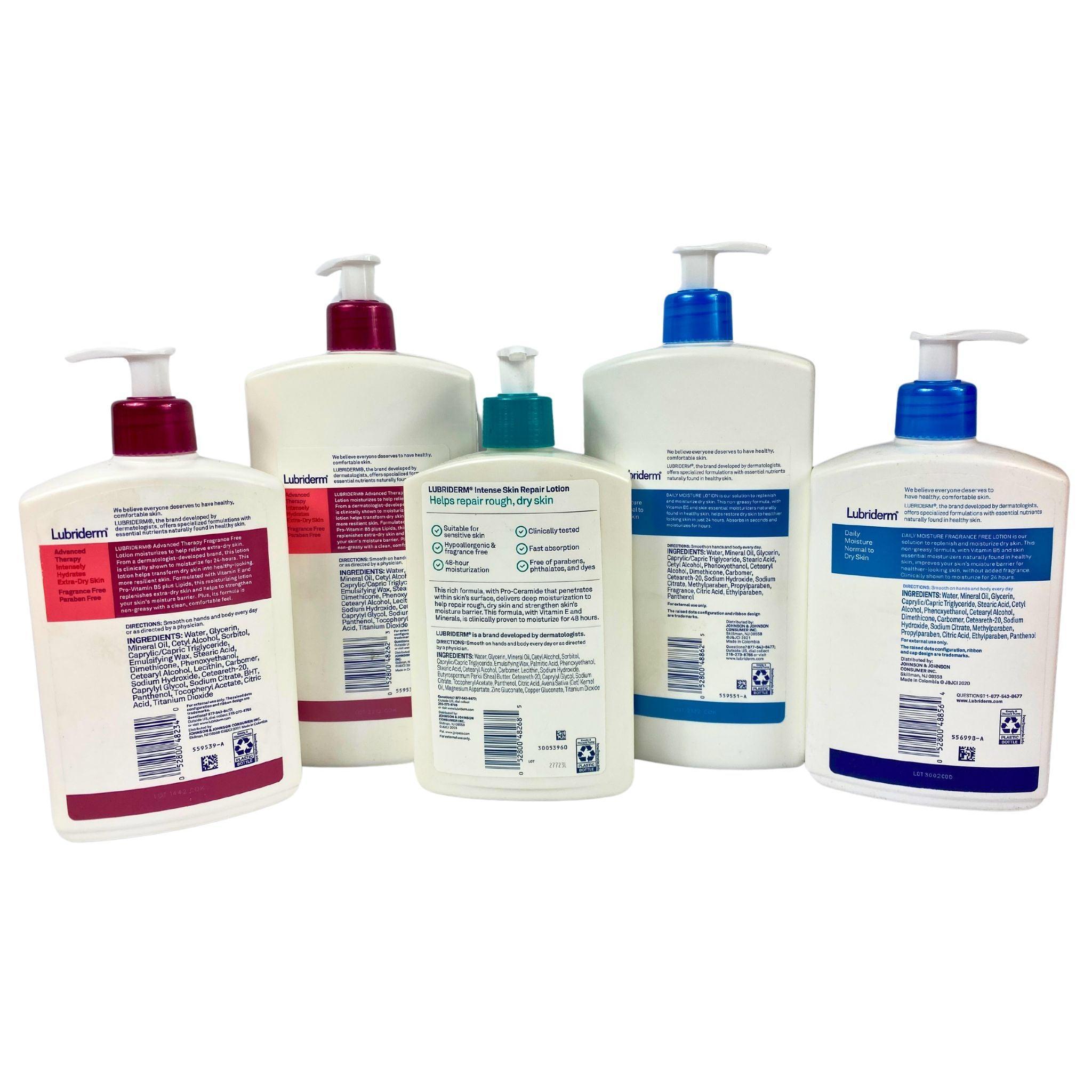 Lubriderm Assorted Mix 26-Piece Lot - Daily Moisturizing Lotion for Dry Skin - Perfect for Home, Office & Travel Use