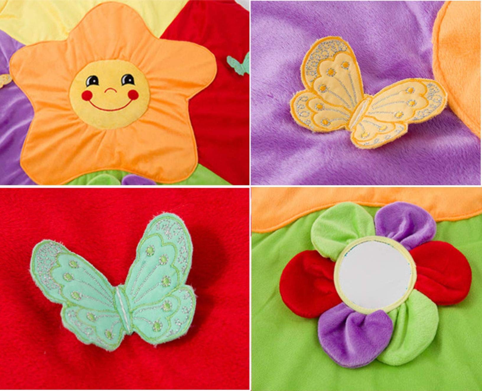 Colorful Insect Baby Play Mat - Soft Round Activity Gym with Hanging Toys for Newborns & Toddlers | Perfect for Crawling, Tummy Time & Early Development Gifts