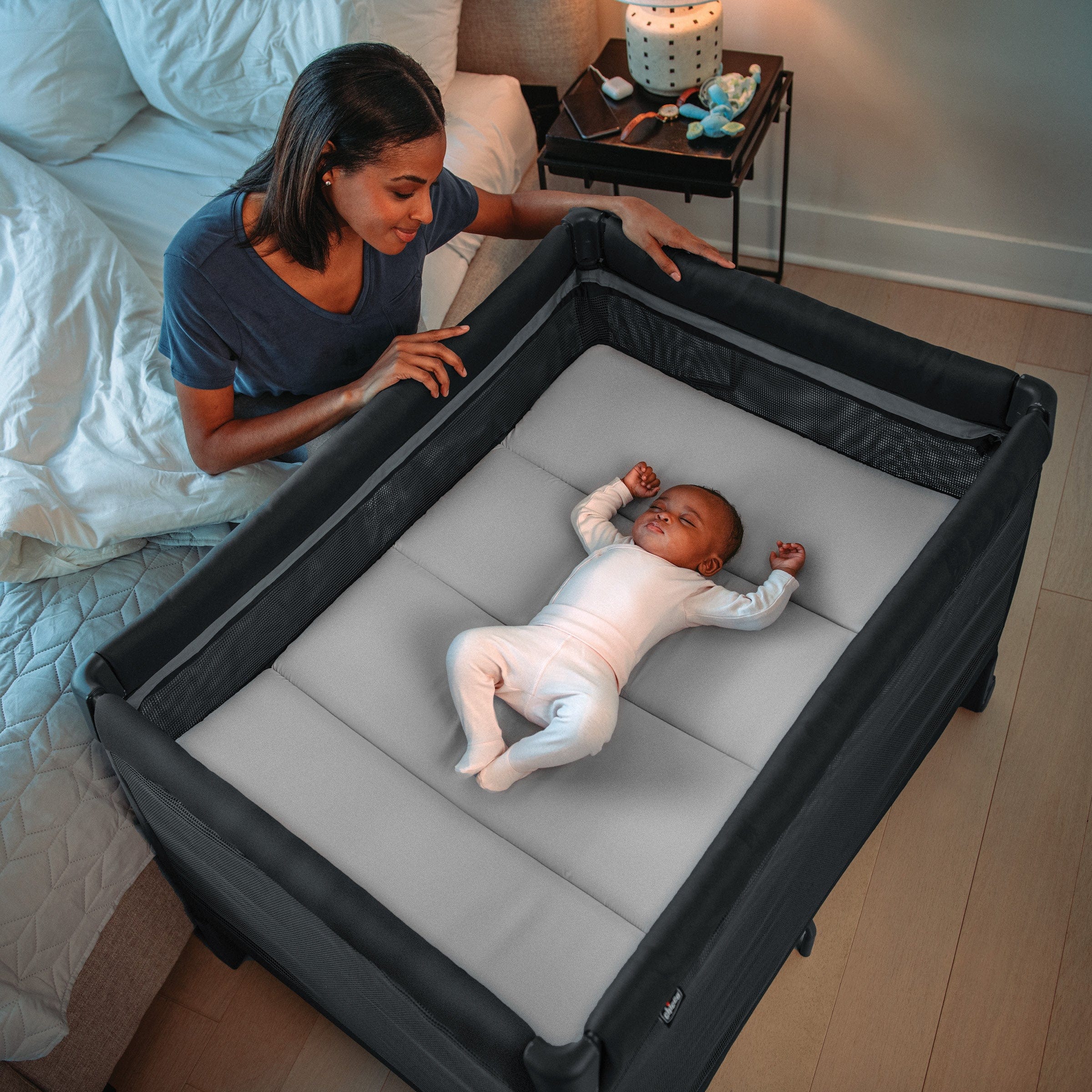 Chicco Dash Quick Fold Playard – Portable Baby Playpen with Easy Setup for Travel, Home & Nursery | Lightweight Compact Design for On-the-Go Parents