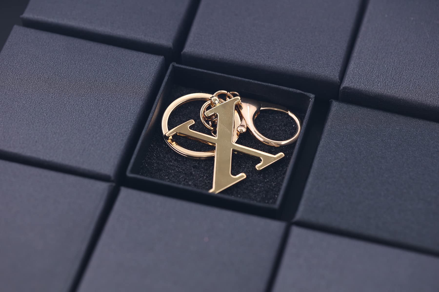 LAXPICOL Gold Letter A-Z Keychain for Women - Personalized Alphabet Initial Bag Charms, Purse Accessories & Handbag Decor - Perfect Gift for Birthdays, Anniversaries & Everyday Carry