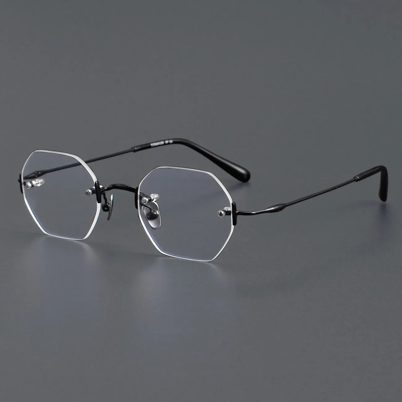 Aror Women's Rimless Polygon Oval Titanium Eyeglasses 4909 - Lightweight & Durable Titanium Frame for Everyday Wear, Reading, Work & Fashion Accessories