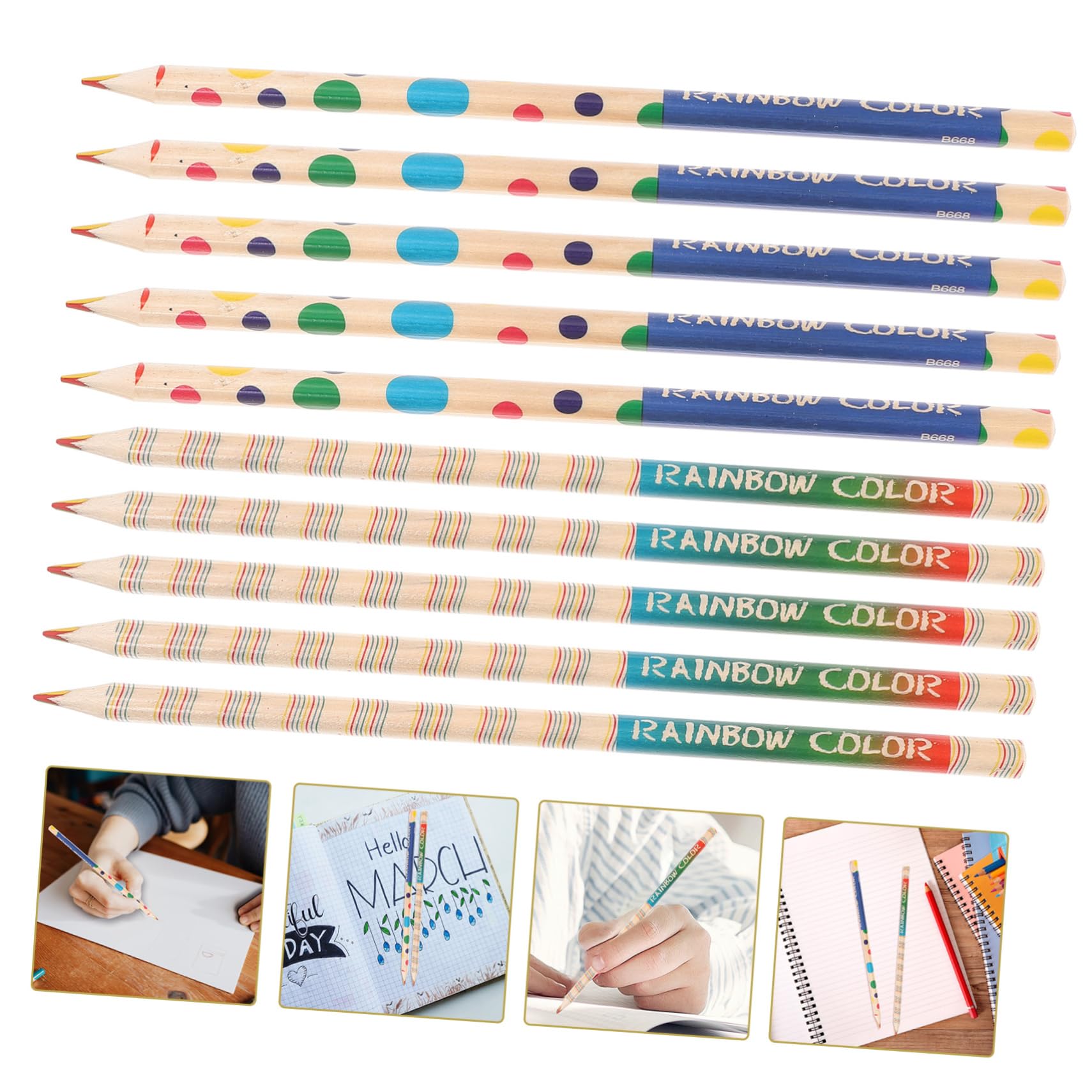 NUOBESTY 10-Pack Bulk Classroom Pencils - Aesthetic Sketching Pencils for Adults, Artists & Students - Perfect for Drawing, Writing, School Supplies & Office Use