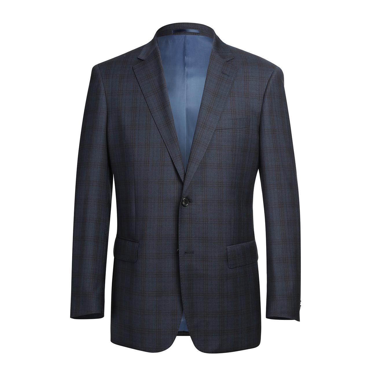 Renoir Alessandro Vitello Classic Fit Navy Wool Suit 566 3 | Premium Men's Business Attire for Office, Weddings & Formal Events
