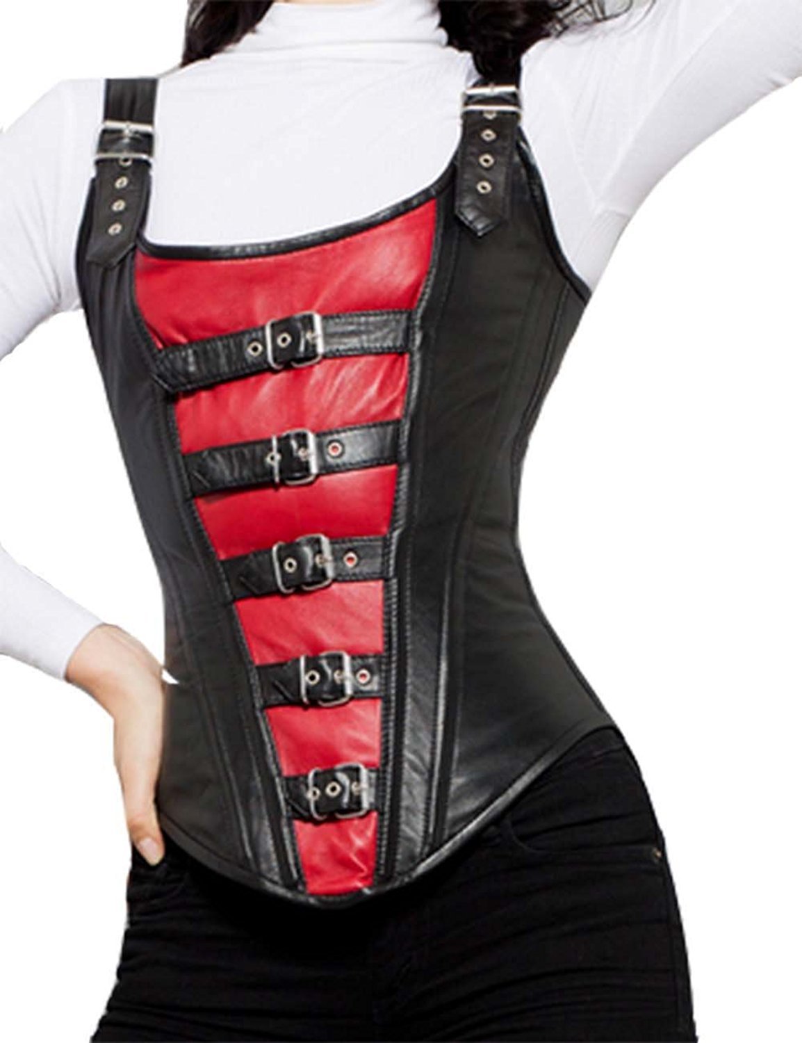 Handmade Leather Corset Waist Trainer for Women - Colombian Fajas Shapewear - Plus Size Corset for Hourglass Figure | Waist Training, Body Shaping & Special Occasion Wear