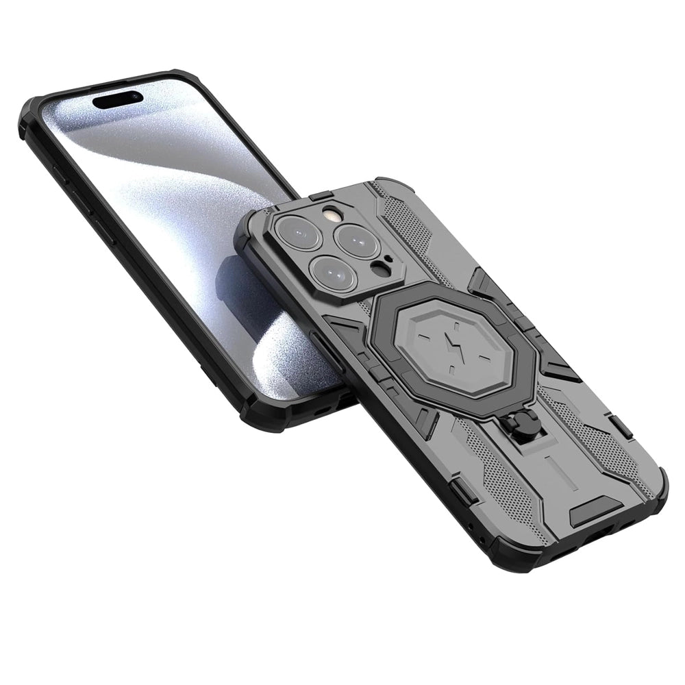 HexLink Stealth MagSafe iPhone Case - Ultra Thin Protective Cover with Strong Magnets for iPhone 13/14/15 Pro Max - Perfect for Work, Travel & Wireless Charging