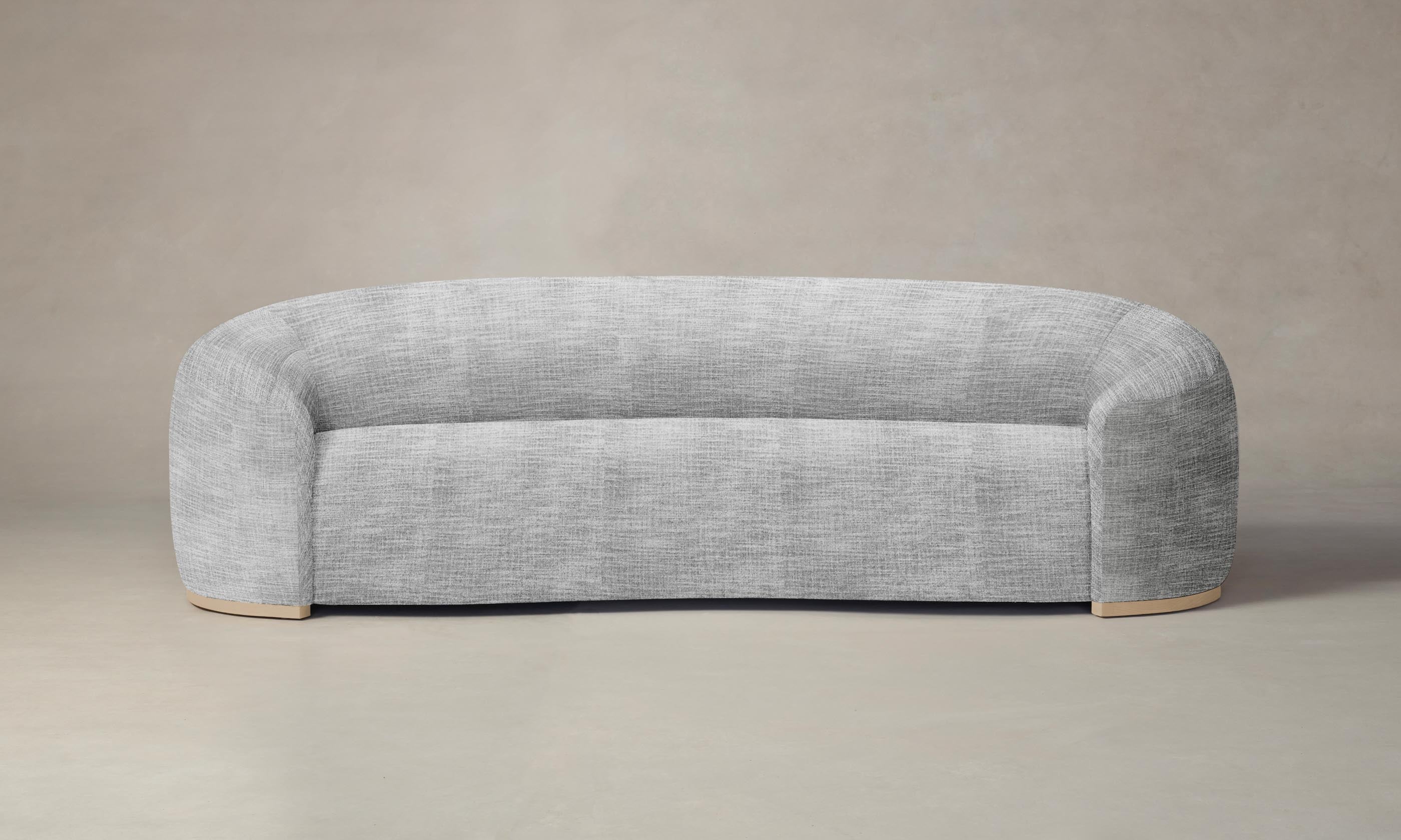 The Chelsea Sofa - Performance Textured Tweed Alpine - Perfect for Living Rooms, Offices & Cozy Spaces