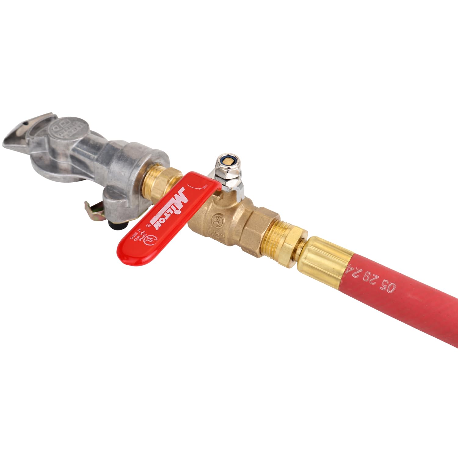 Milton 1210 Semi Trailer Air Brake Tester Kit - Professional Heavy Duty Truck Brake System Diagnostic Tool for Commercial Vehicles & Fleet Maintenance (Ideal for Mechanics, Truck Drivers & Transportation Safety Inspections)