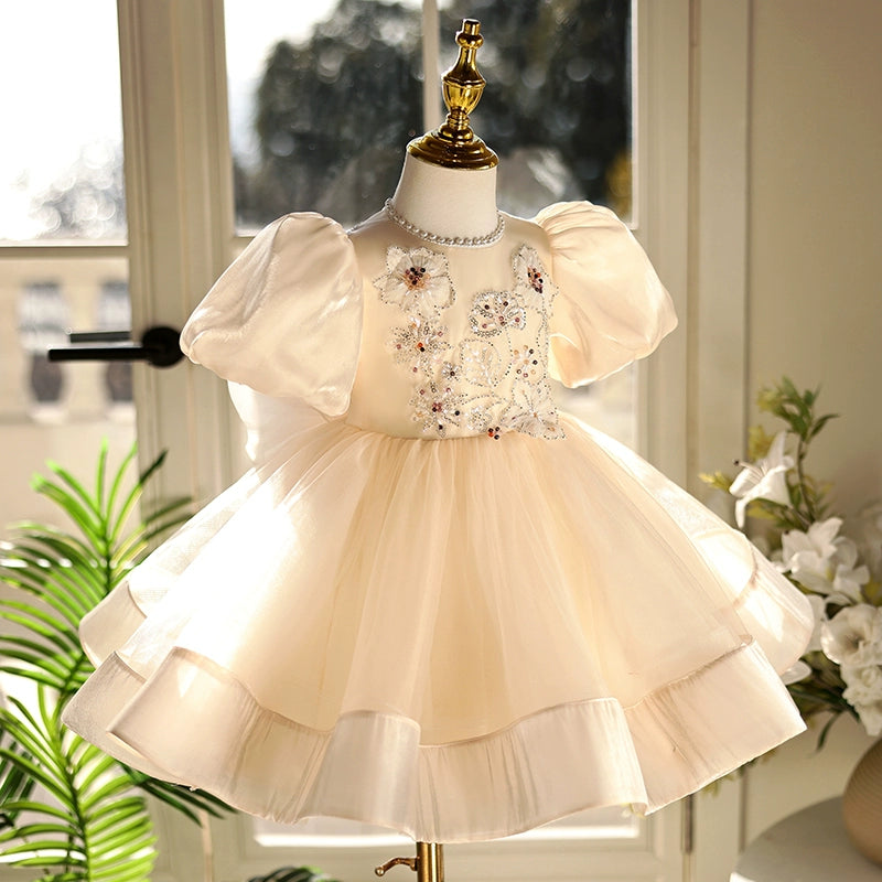 Cute Princess Dress for Girls - Flower Girl Wedding Dress & Birthday Party Gown | Perfect for Weddings, Birthday Parties, and Special Occasions