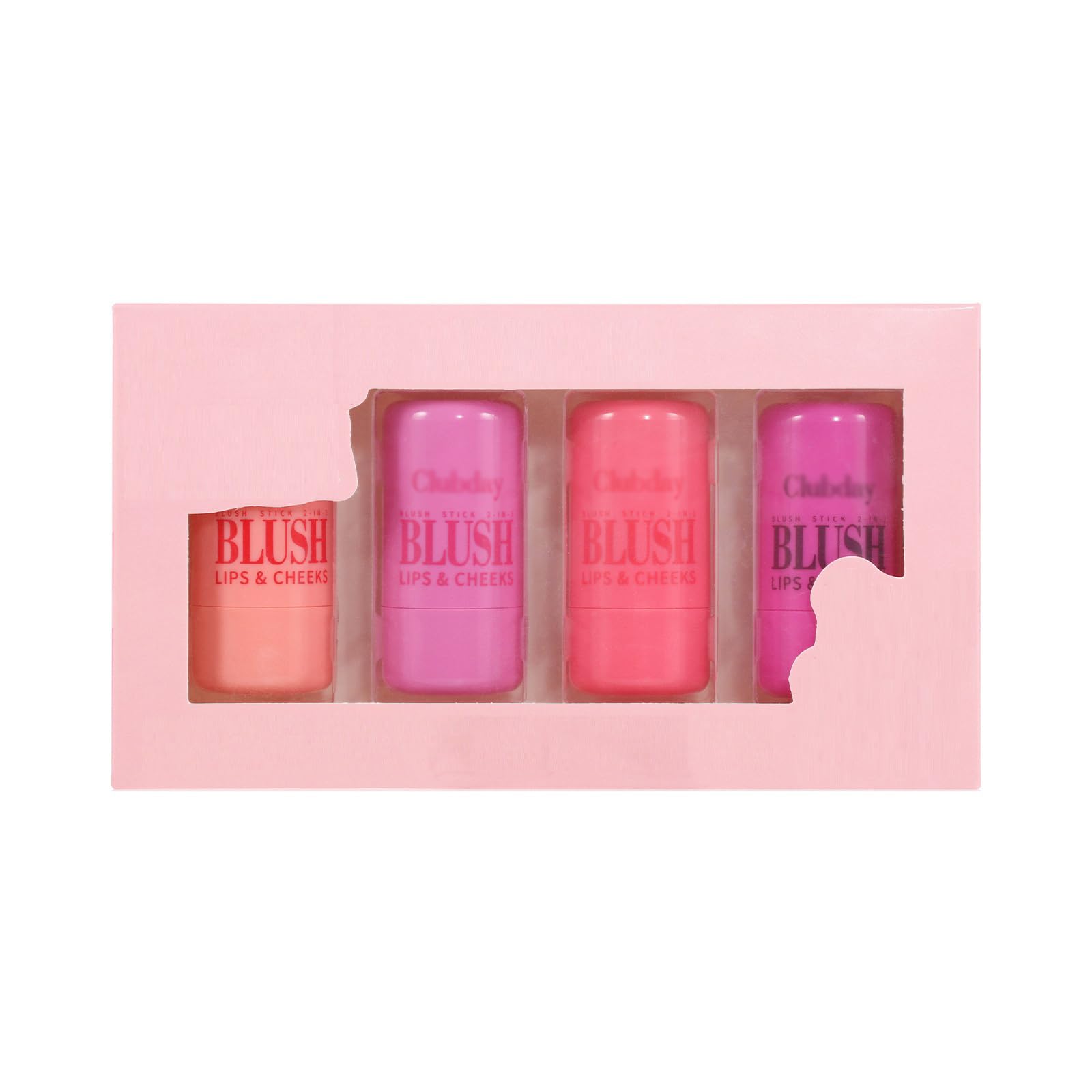 4 Pcs Milk Jelly Blush Set - Long Lasting Sheer Cheek & Lip Stain with Natural Finish - Transparent Bright Colors (#Burst Poppy Pink, Spritz Coral, Chill Red, Splash Berry) - Perfect for Daily Makeup, Date Night & Special Occasions
