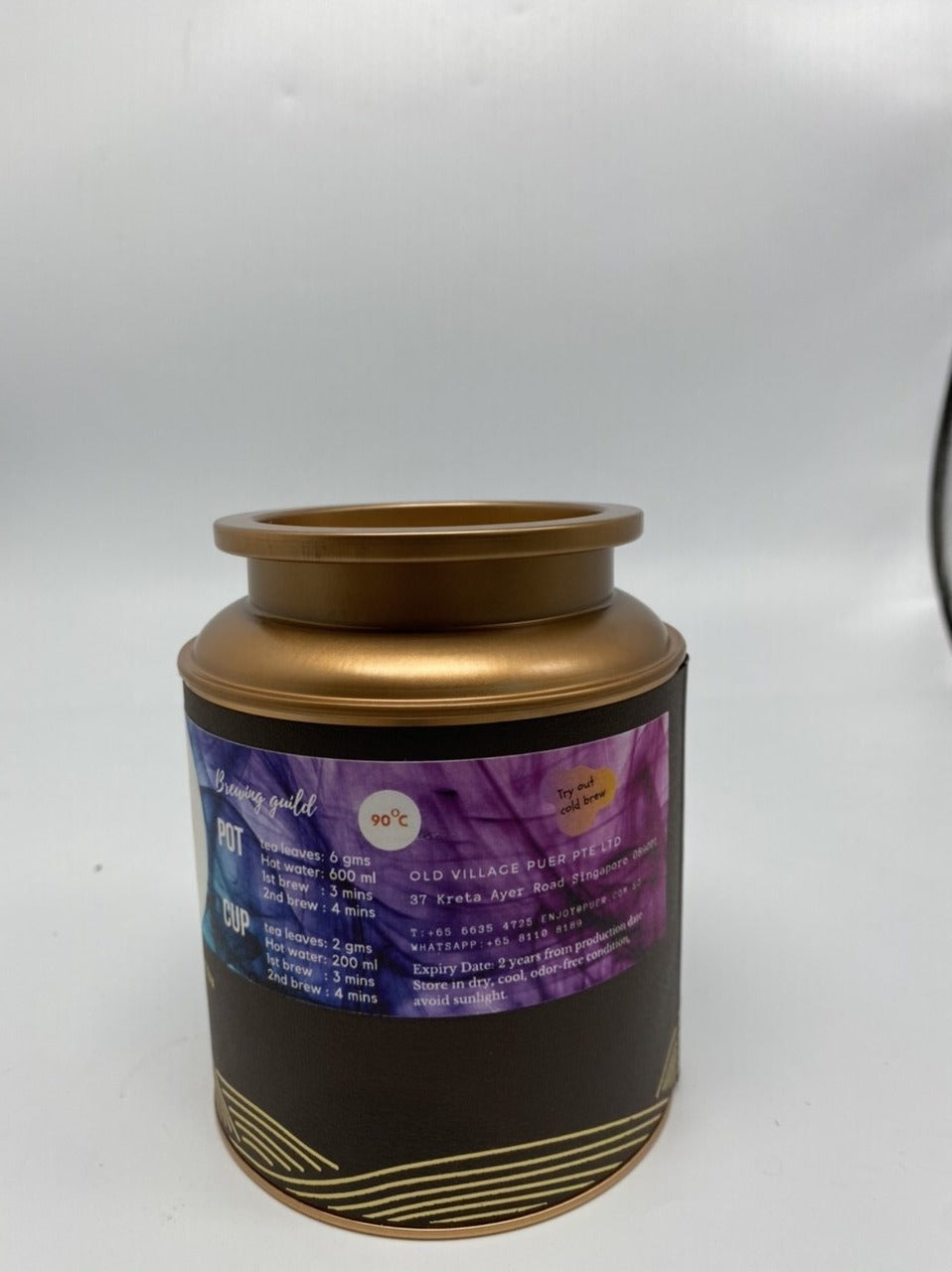 Premium Loose Leaf PuEr Tea - Award Winning Old Village Fresh Fusion - Authentic Chinese Pu-Erh for Relaxation, Meditation & Daily Wellness