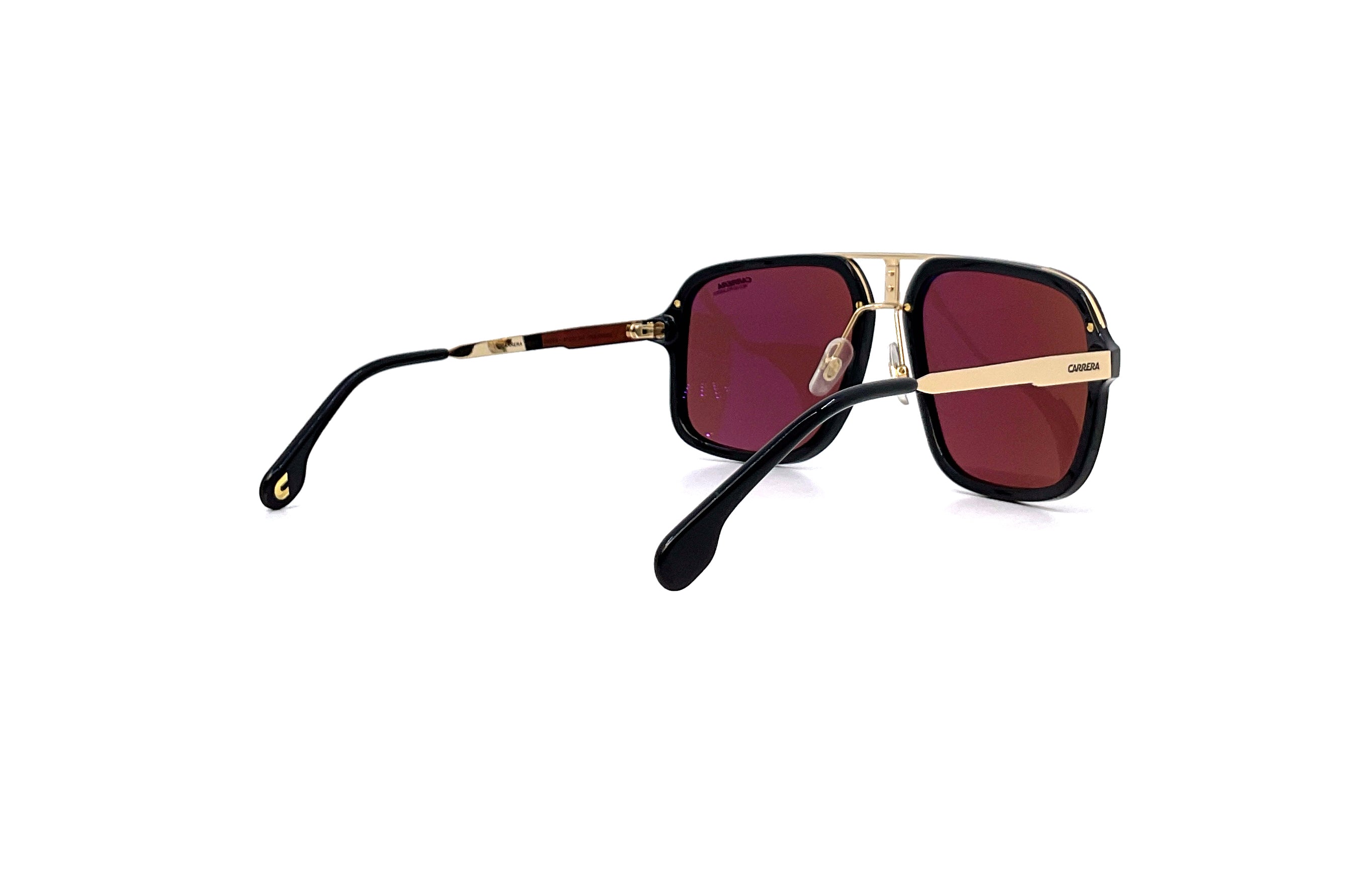 Carrera 1004/S Black Gold Sunglasses - Polarized UV Protection for Men & Women - Perfect for Driving, Running, and Outdoor Activities