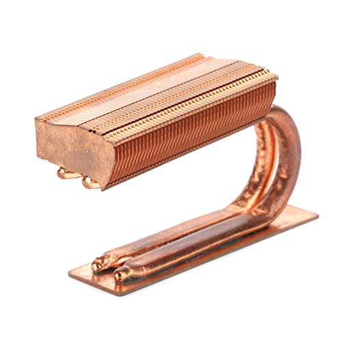 High-Performance Copper Heatsink for M.2 2280 SSD - Efficient Cooling with Heat Dissipation Film, Straps & Rubber Bands - Dual Heat Pipes for Faster Thermal Management - Perfect for Gaming PCs, Workstations & High-Speed Data Transfer Systems
