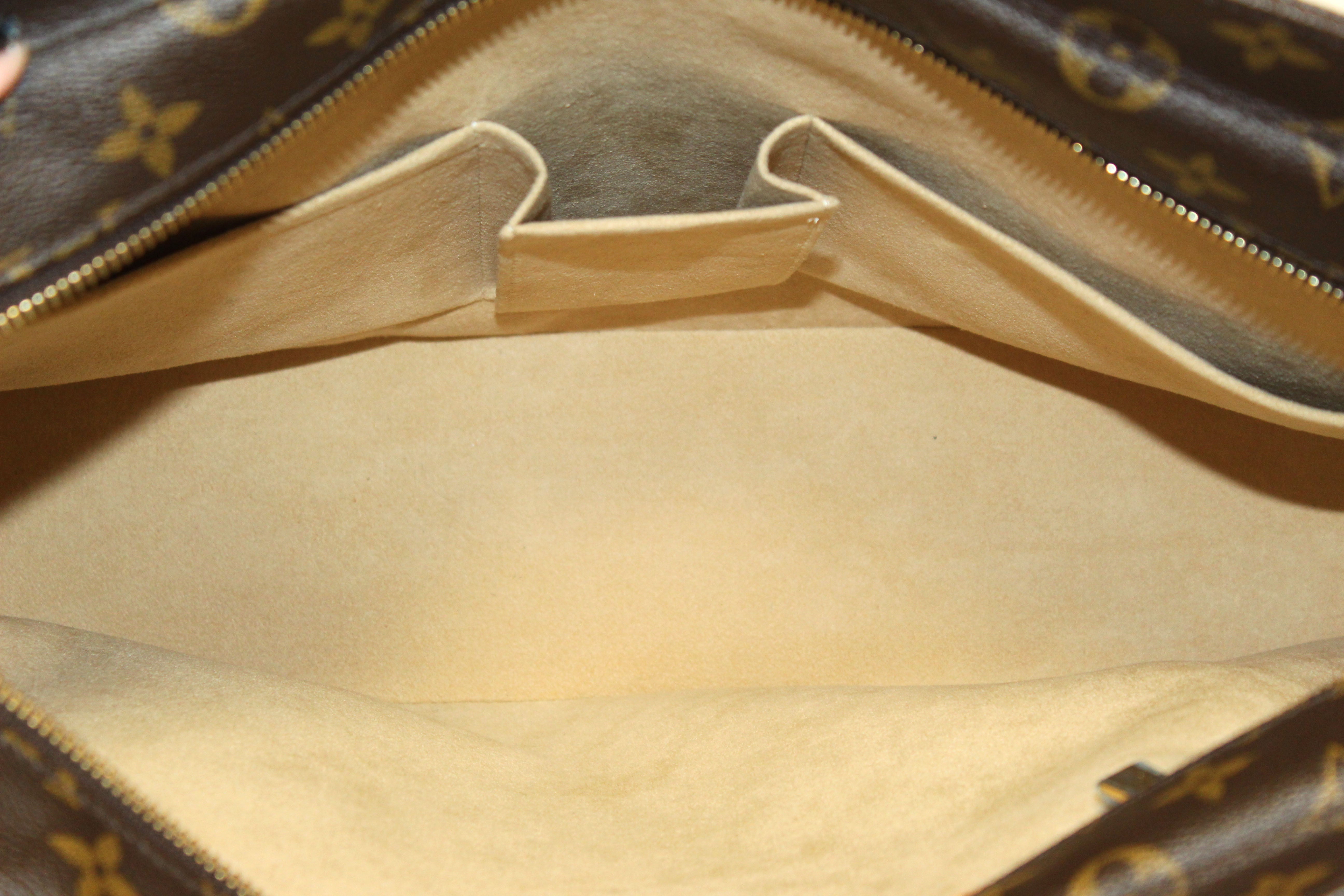 Authentic Louis Vuitton Classic Monogram Luco Tote Bag for Women - Luxury Designer Handbag for Work, Travel & Everyday Use